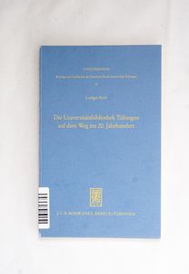 Die Universitätsbibliothek Tübingen au... Die Universitätsbibliothek Tübingen au...