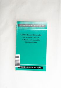 Gottlob Freges Briefwechsel mit D. Hil... Gottlob Freges Briefwechsel mit D. Hil...