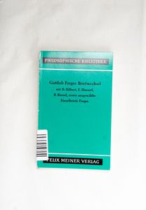 Gottlob Freges Briefwechsel mit D. Hil...