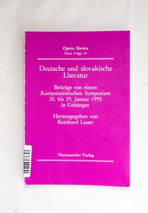 Deutsche und slovakische Literatur: Be...