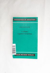 Fünfte Logische Untersuchung - Husserl... Fünfte Logische Untersuchung - Husserl...