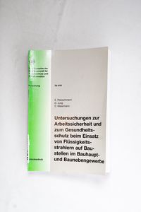 Untersuchungen zur Arbeitssicherheit u... Untersuchungen zur Arbeitssicherheit u...