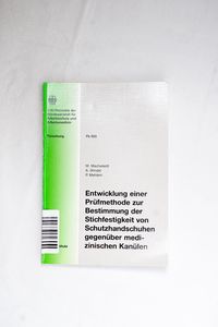 Entwicklung einer Prüfmethode zur Best... Entwicklung einer Prüfmethode zur Best...