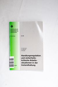 Handlungsregulation und sicherheitskri... Handlungsregulation und sicherheitskri...