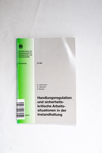 Handlungsregulation und sicherheitskri...