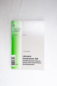 lärmarm konstruieren lärmarm konstruieren