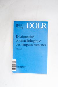 Dictionnaire onomasiologique des langu...