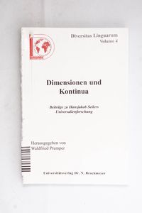 Dimensionen und Kontinua - Beiträge zu...