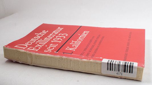Deutsche Exilliteratur seit 1933. Band... Deutsche Exilliteratur seit 1933. Band...