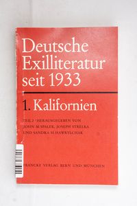 Deutsche Exilliteratur seit 1933. Band...