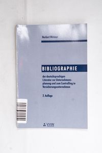 	 Bibliographie der deutschsprachigen ...