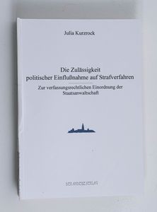 Die Zulässigkeit politischer Einflußna...