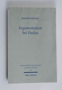 Argumentation bei Paulus : gezeigt an ...