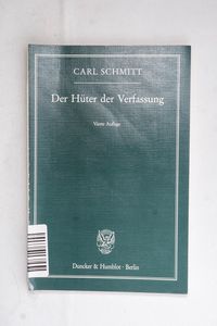 Der Hüter der Verfassung , ungelesen -...