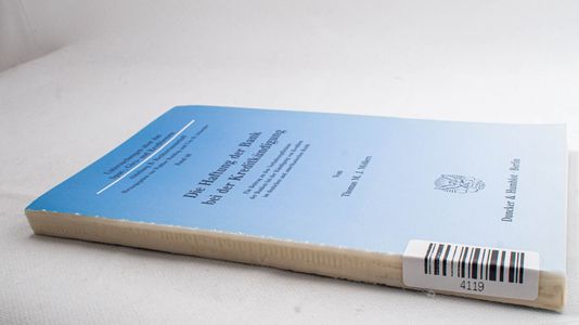 Die Haftung der Bank bei der Kreditkün... Die Haftung der Bank bei der Kreditkün...