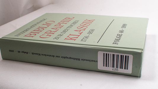 Internationale Bibliographie zur Deuts... Internationale Bibliographie zur Deuts...