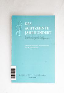 Das achtzehnte Jahrhundert, Jahrgang 2...