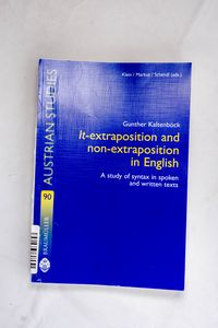 IT-extraposition & non-extraposition in Englisch