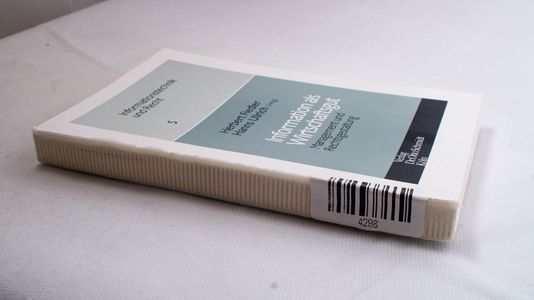 Information als Wirtschaftsgut : Manag... Information als Wirtschaftsgut : Manag...