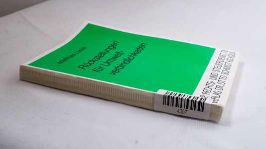 Rückstellungen für Umweltverbindlichke... Rückstellungen für Umweltverbindlichke...