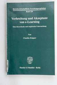 Verbreitung und Akzeptanz von e-Learni...