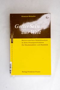 Gottes Sein zur Welt - Susanne Schaefe...