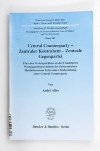 Central Counterparty - zentraler Kontr... Central Counterparty - zentraler Kontr...