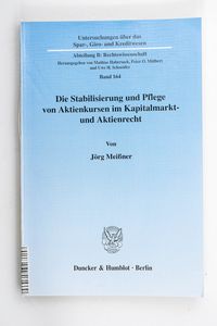 Die Stabilisierung und Pflege von Akti... Die Stabilisierung und Pflege von Akti...