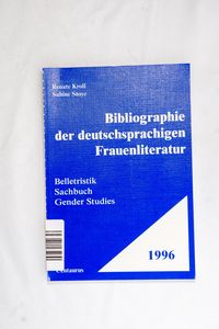 Bibliographie der deutschsprachigen Fr...