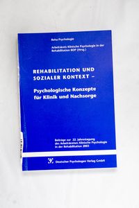 Rehabilitation und sozialer Kontext: P... Rehabilitation und sozialer Kontext: P...