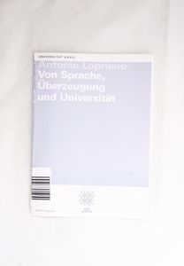 Von Sprache, Überzeugung und Universit...