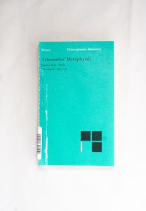 Aristoteles Metaphysik. Bücher I(A) - ... Aristoteles Metaphysik. Bücher I(A) - ...