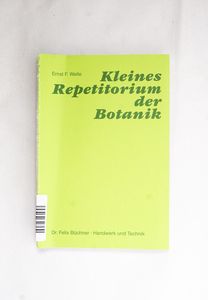 Kleines Repetitorium der Botanik - Ern... Kleines Repetitorium der Botanik - Ern...