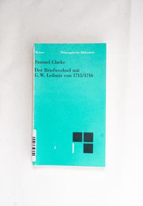 Der Briefwechsel mit G. W. Leibniz von... Der Briefwechsel mit G. W. Leibniz von...