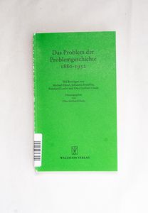 Das Problem der Problemgeschichte, 188... Das Problem der Problemgeschichte, 188...