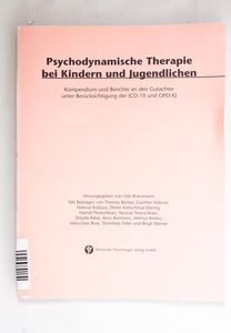 Psychodynamische Therapie bei Kindern ... Psychodynamische Therapie bei Kindern ...