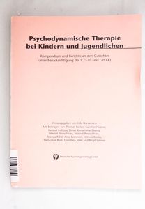 Psychodynamische Therapie bei Kindern ...