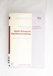 Dritte Schweizer FamilienrechtsTage - ...