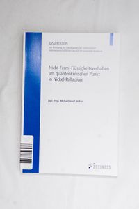 Nicht-Fermi-Flüssigkeitsverhalten am q... Nicht-Fermi-Flüssigkeitsverhalten am q...