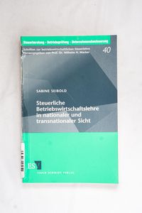 Steuerliche Betriebswirtschaftslehre i... Steuerliche Betriebswirtschaftslehre i...