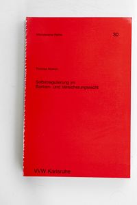 Selbstregulierung im Banken- und Versi... Selbstregulierung im Banken- und Versi...