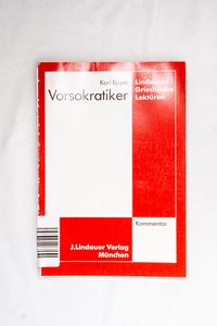 Vorsokratiker: Kommentar (Lindauers Gr... Vorsokratiker: Kommentar (Lindauers Gr...