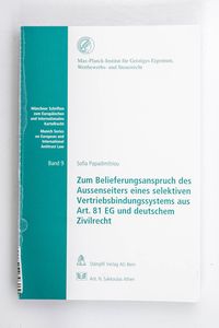 Zum Belieferungsanspruch des Aussensei... Zum Belieferungsanspruch des Aussensei...