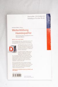 Weiterbildung Homöopathie, Band D: Bes...