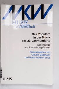 Das Populäre in der Musik des 20. Jahr... Das Populäre in der Musik des 20. Jahr...