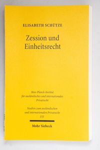 Zession und Einheitsrecht (Studien zum...