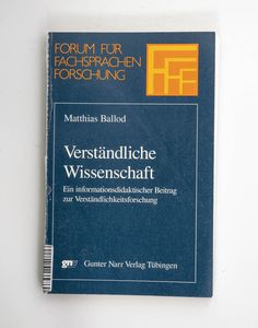 Verständliche Wissenschaft (Forum für ...