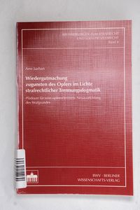 Wiedergutmachung zugunsten des Opfers ... Wiedergutmachung zugunsten des Opfers ...