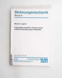 Large-eddy simulation of shock wave, t... Large-eddy simulation of shock wave, t...