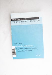 Realistische Metaphysik - Horst Seidl Realistische Metaphysik - Horst Seidl